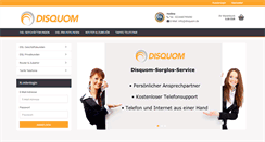 Desktop Screenshot of disquom.de