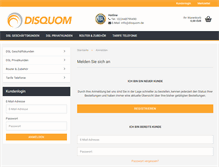 Tablet Screenshot of disquom.de